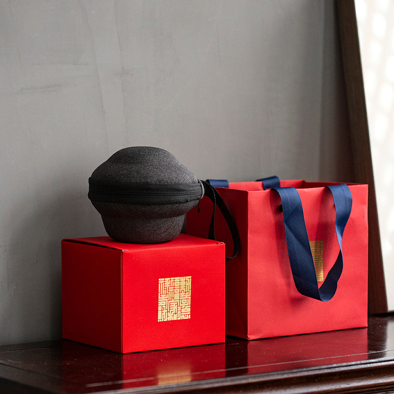 Chinese character tea set travel set 【 Blessing 】