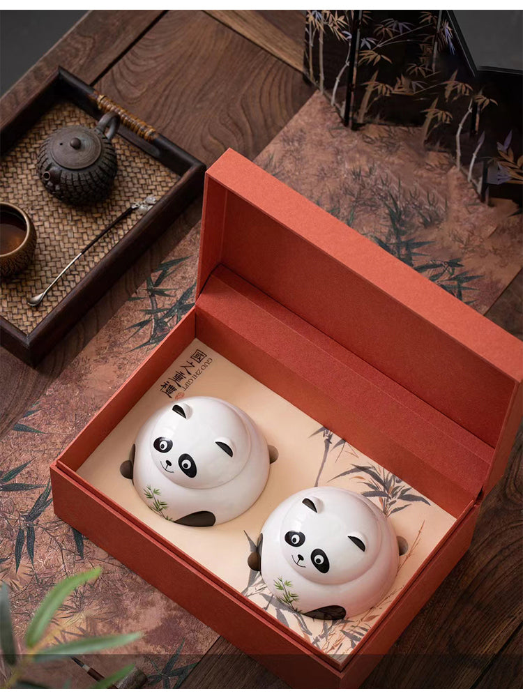 Panda Tea Storage Jar Set