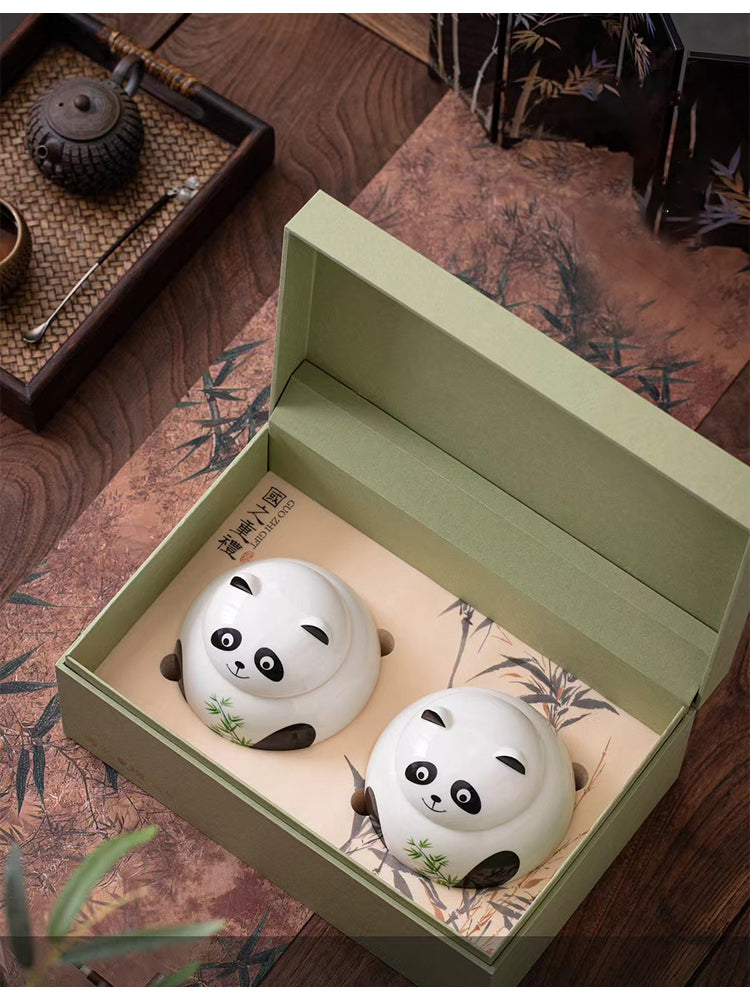 Panda Tea Storage Jar Set