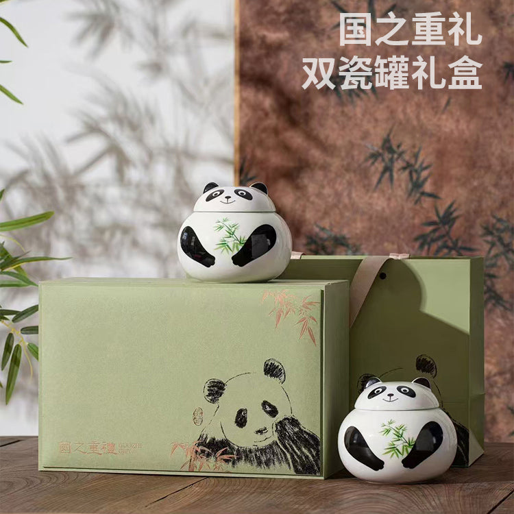Panda Tea Storage Jar Set